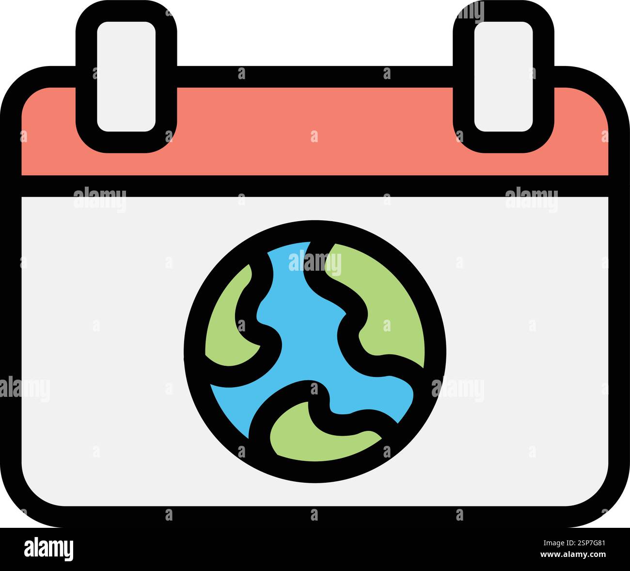Earth day Vector Icon Design Illustration Stock Vector