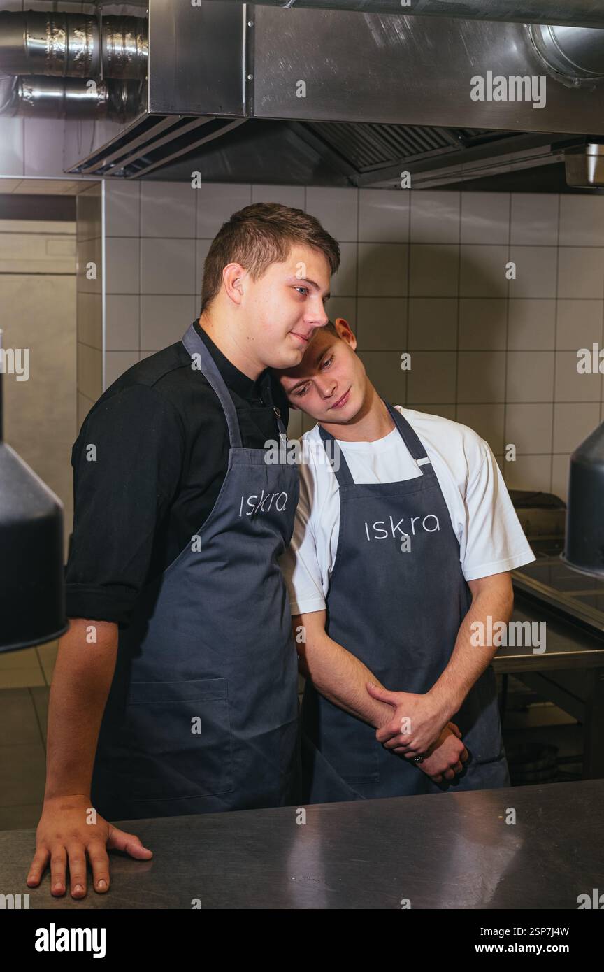 Professional kitchen workers hi-res stock photography and images - Alamy