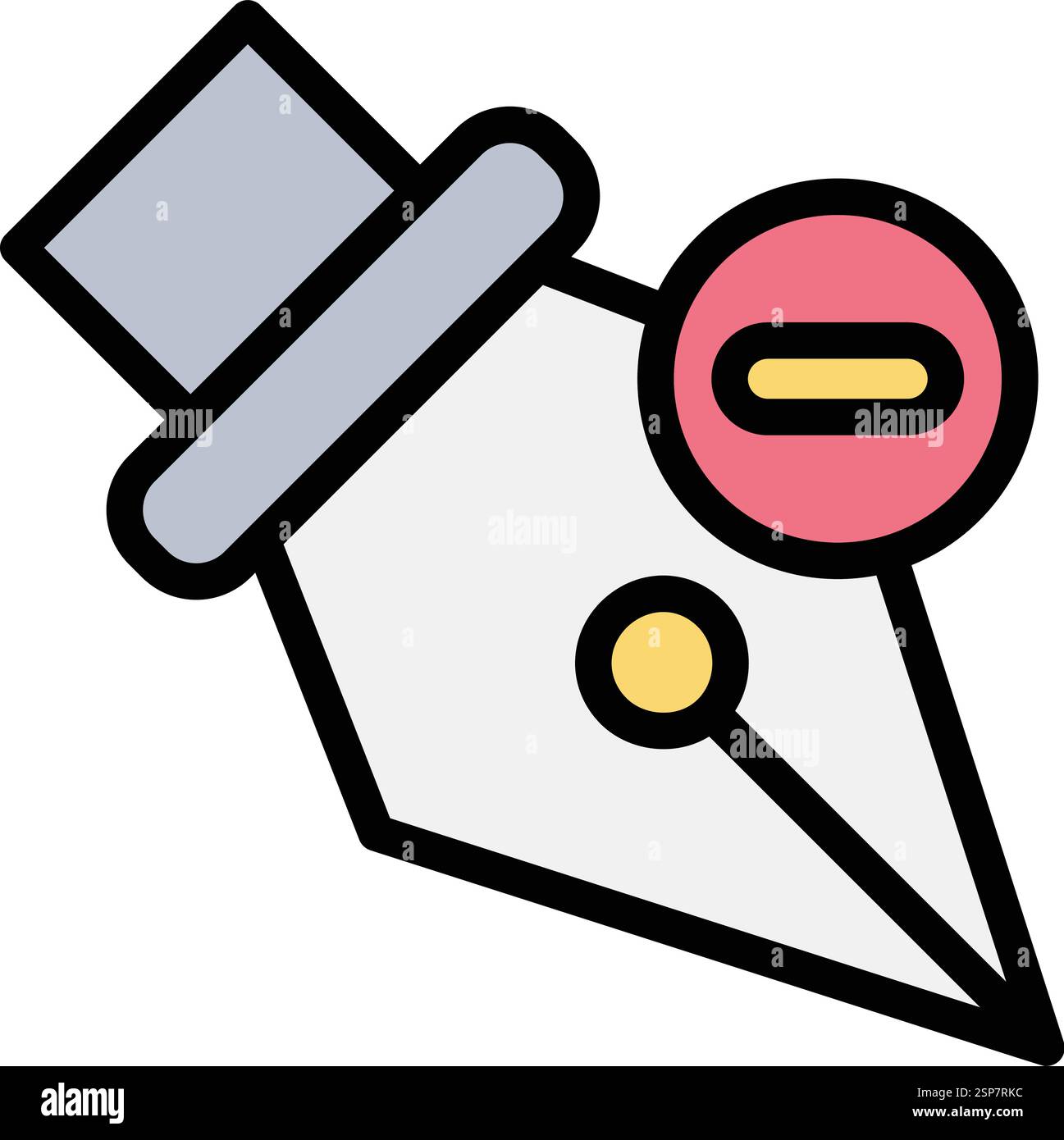 Delete anchor Vector Icon Design Illustration Stock Vector