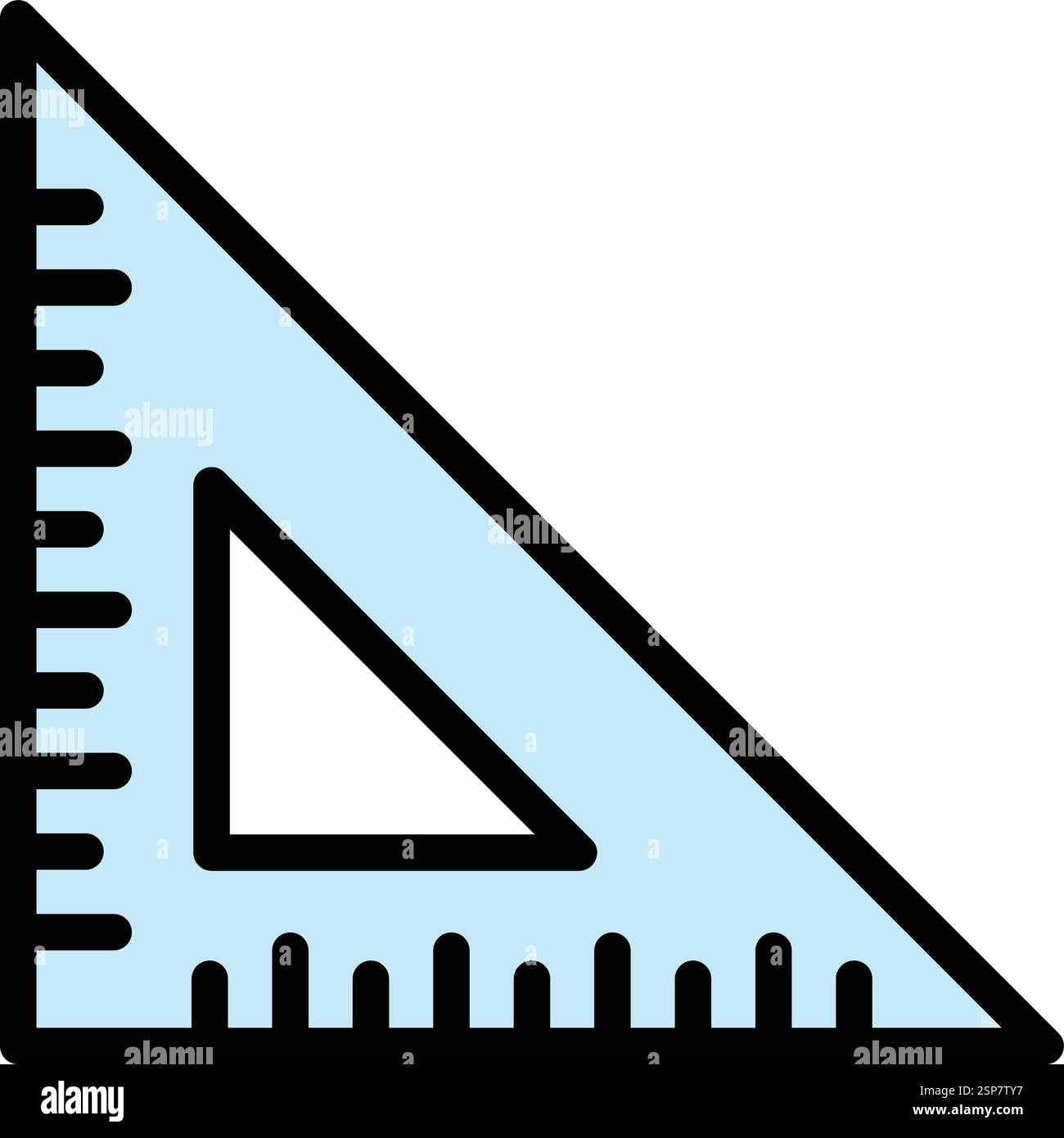 Set square Vector Icon Design Illustration Stock Vector