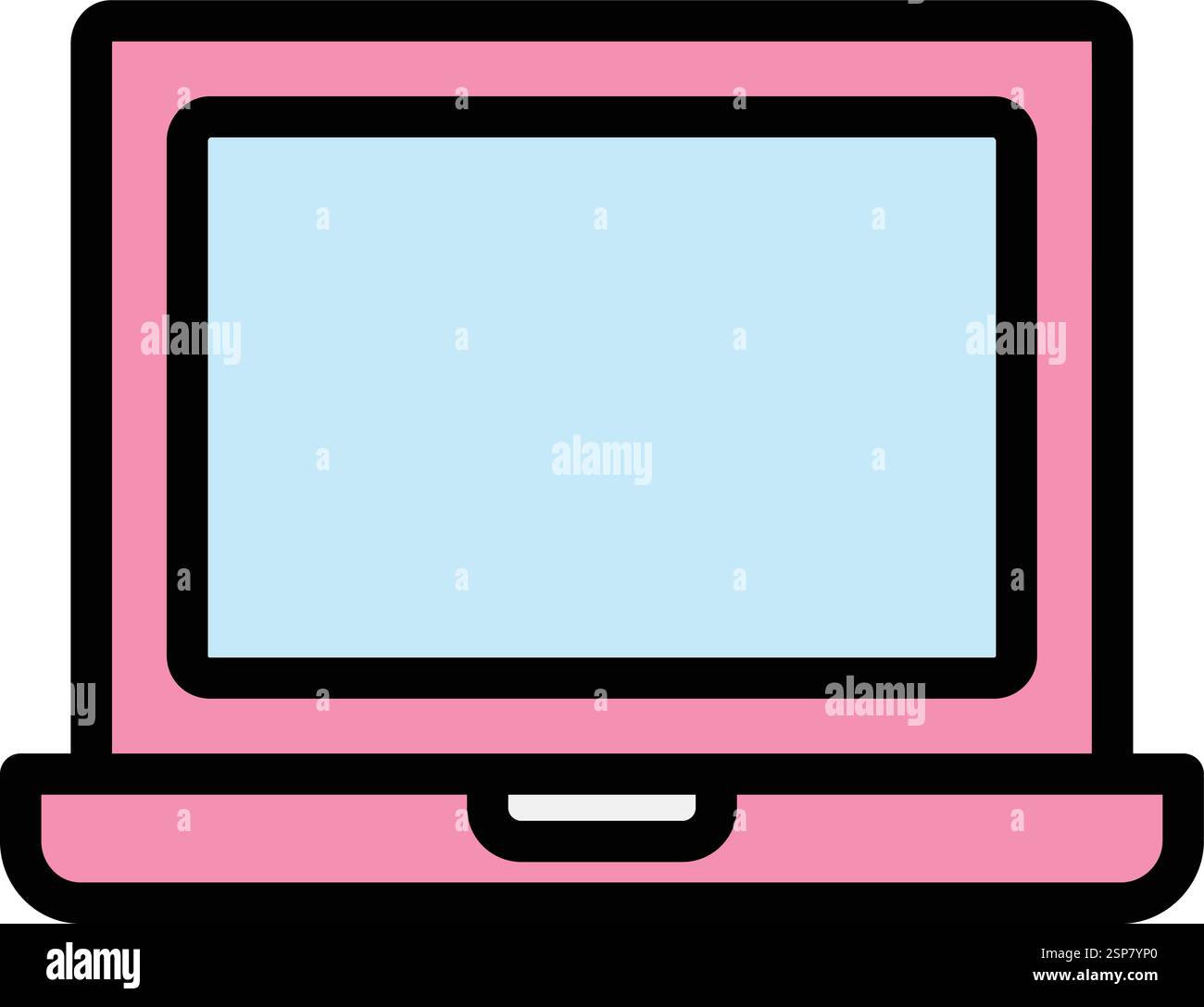 Laptop Vector Icon Design Illustration Stock Vector