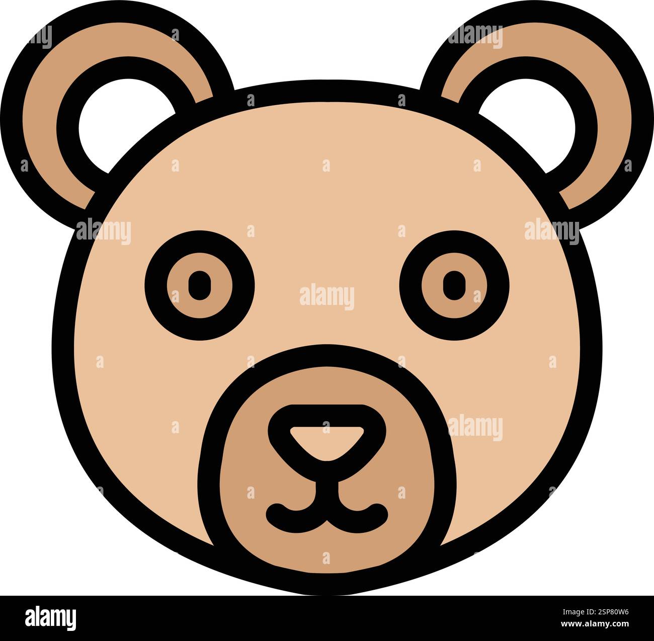 Bear Vector Icon Design Illustration Stock Vector