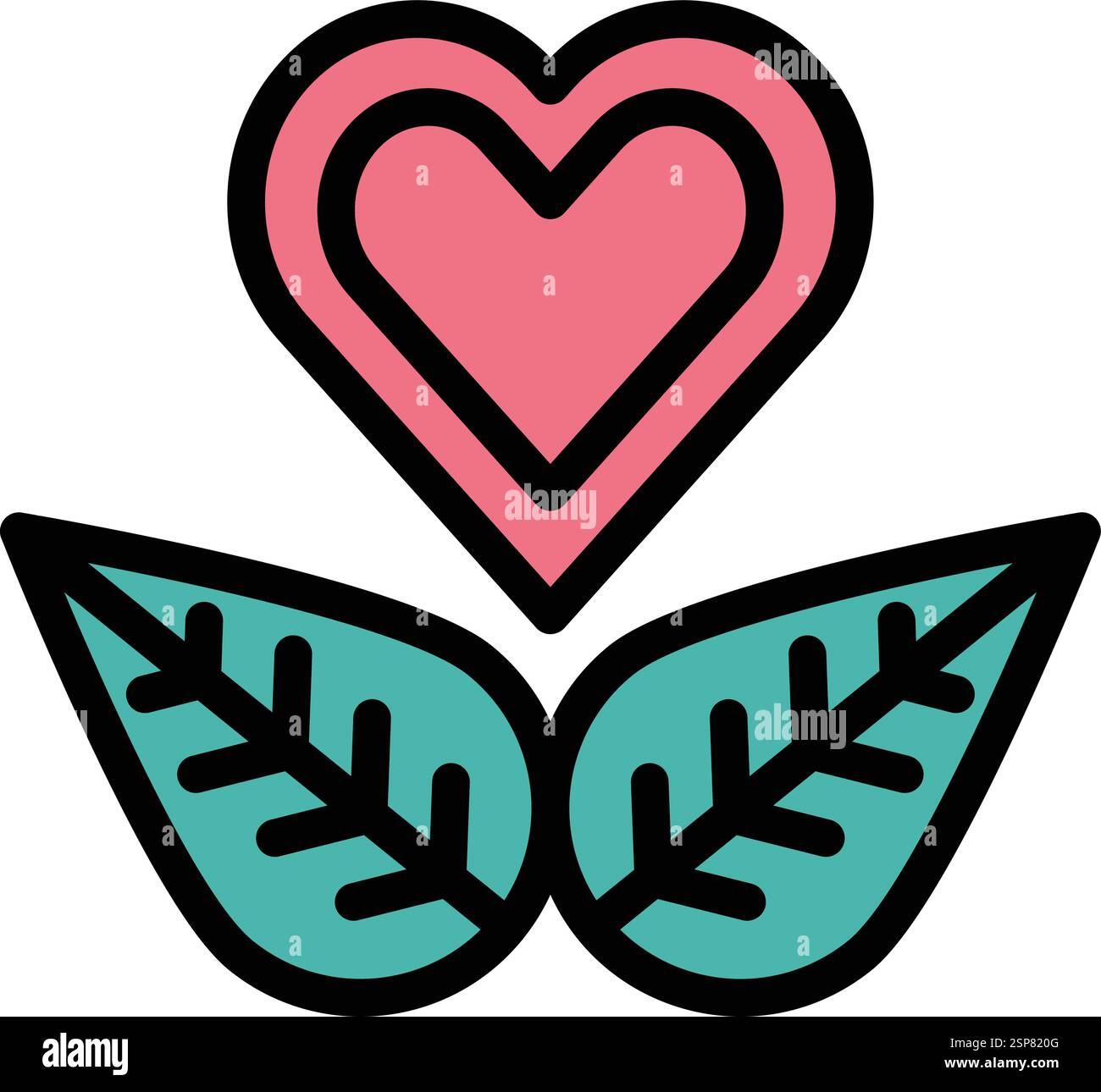Heart Vector Icon Design Illustration Stock Vector