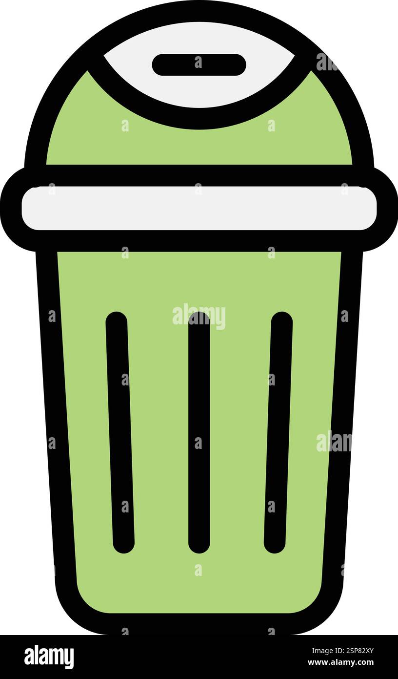 Bin Vector Icon Design Illustration Stock Vector