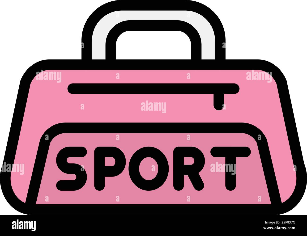 Sport bag Vector Icon Design Illustration Stock Vector