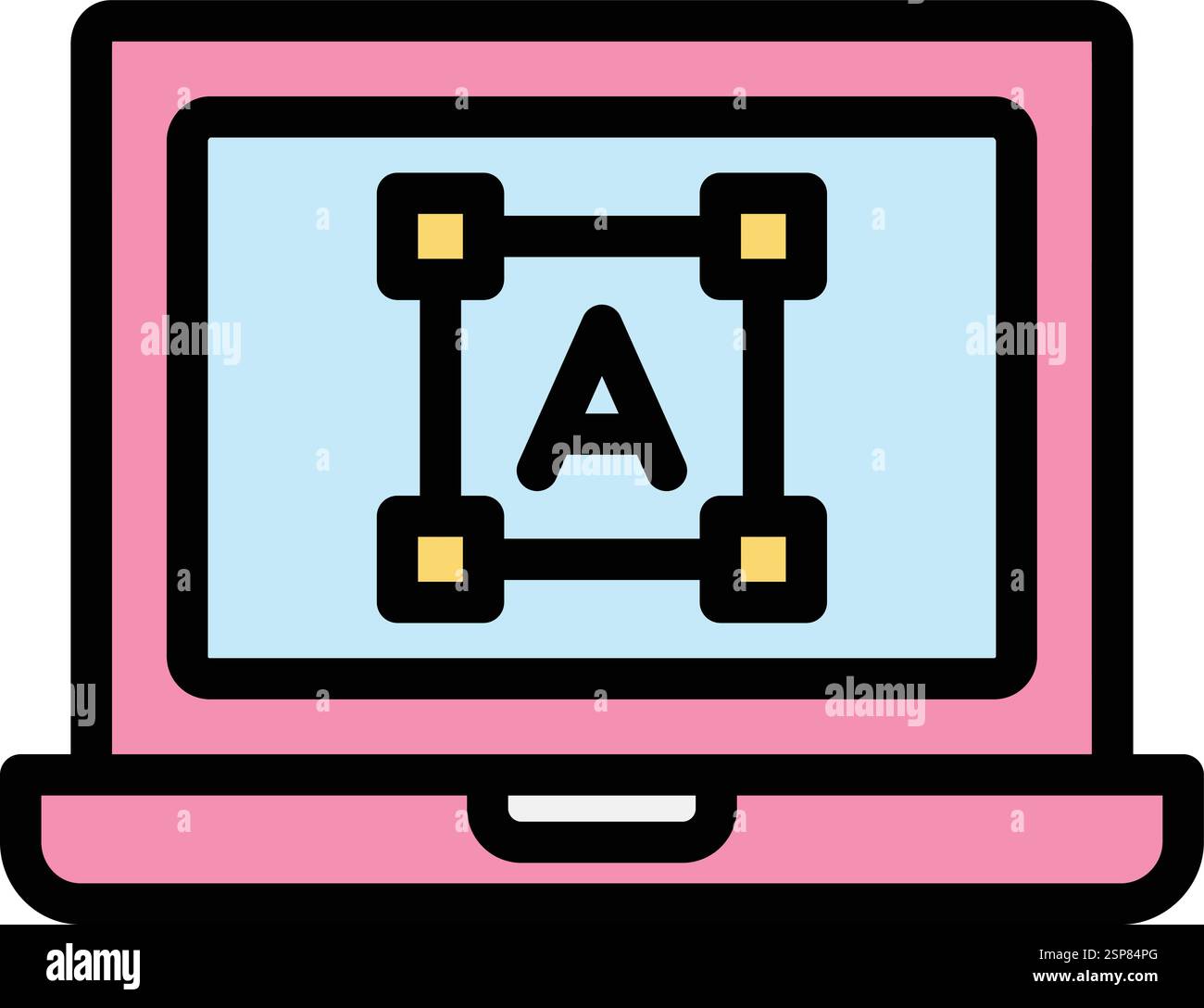 Font size Vector Icon Design Illustration Stock Vector Image & Art - Alamy