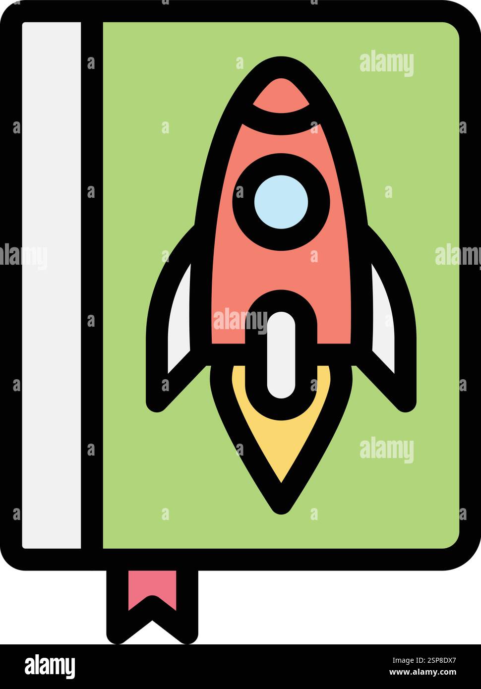 Book Vector Icon Design Illustration Stock Vector