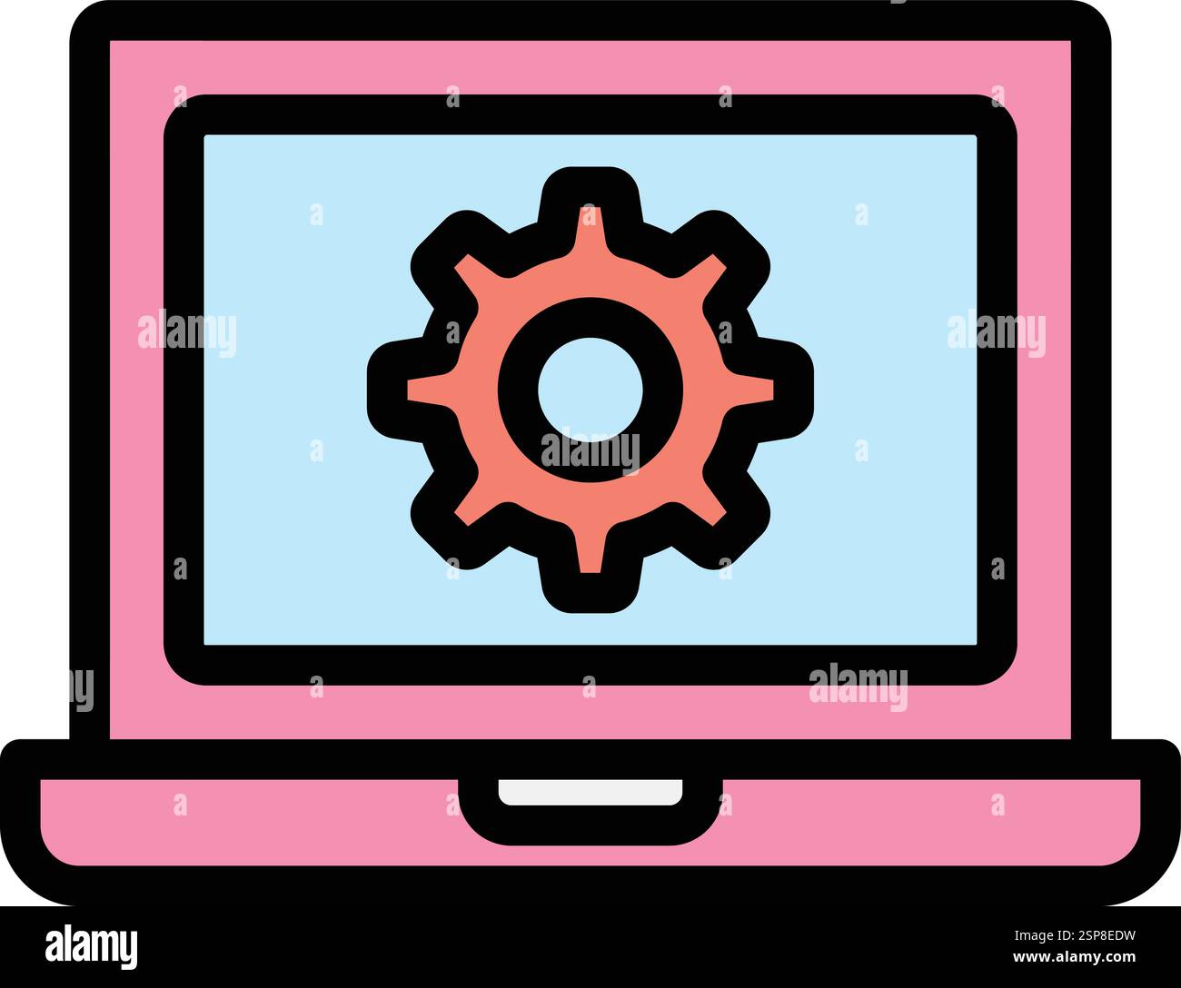 Gear Vector Icon Design Illustration Stock Vector