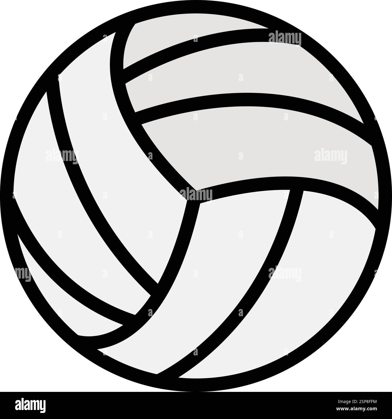 Volleyball Vector Icon Design Illustration Stock Vector