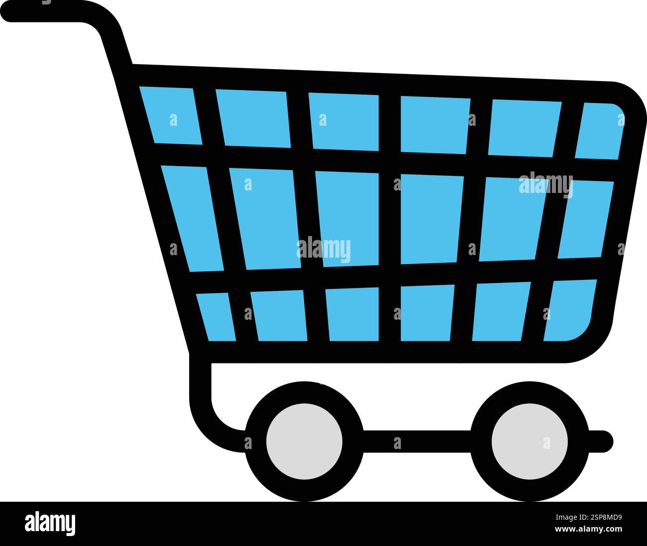 Shopping cart Vector Icon Design Illustration Stock Vector