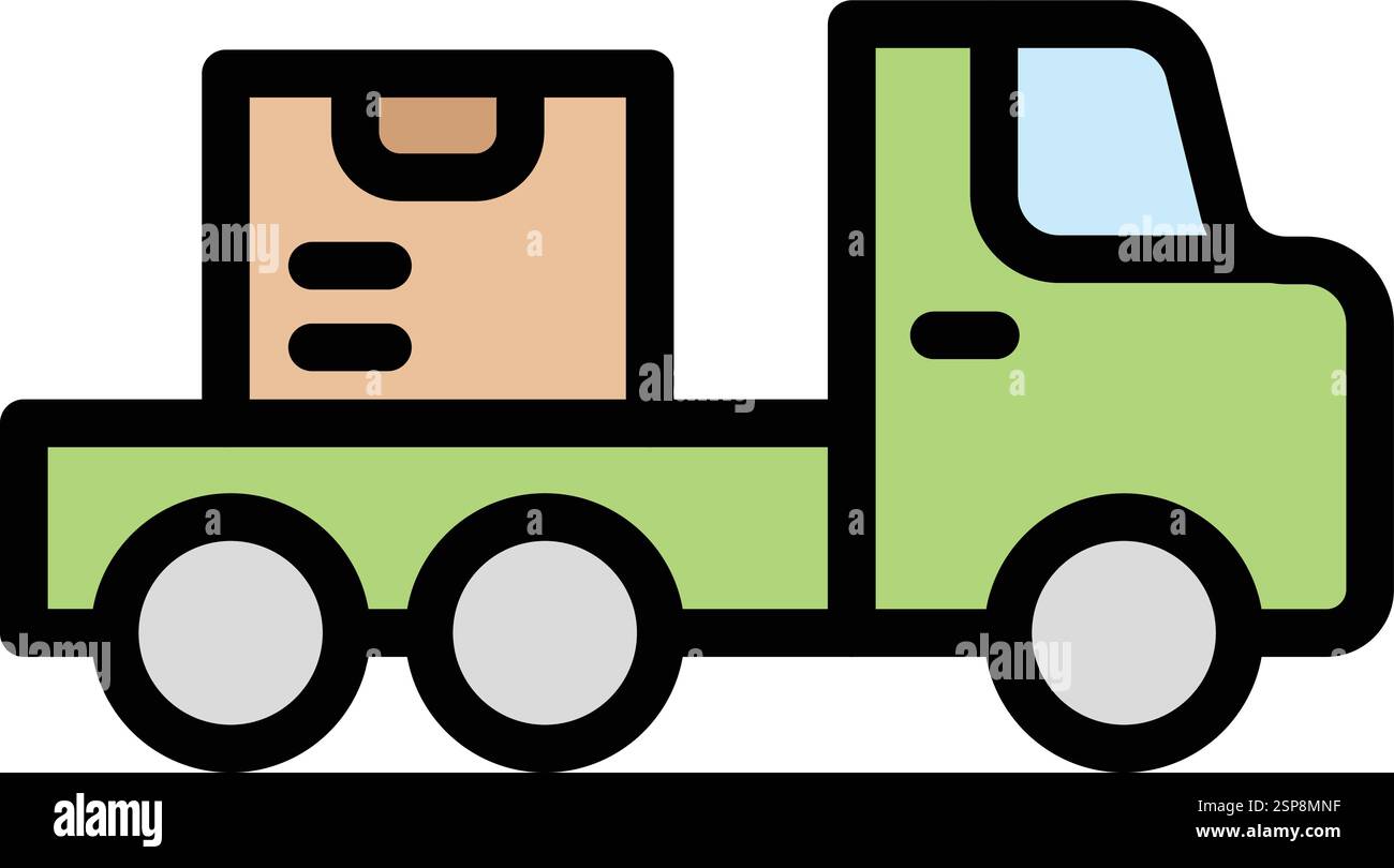 Parcel Vector Icon Design Illustration Stock Vector