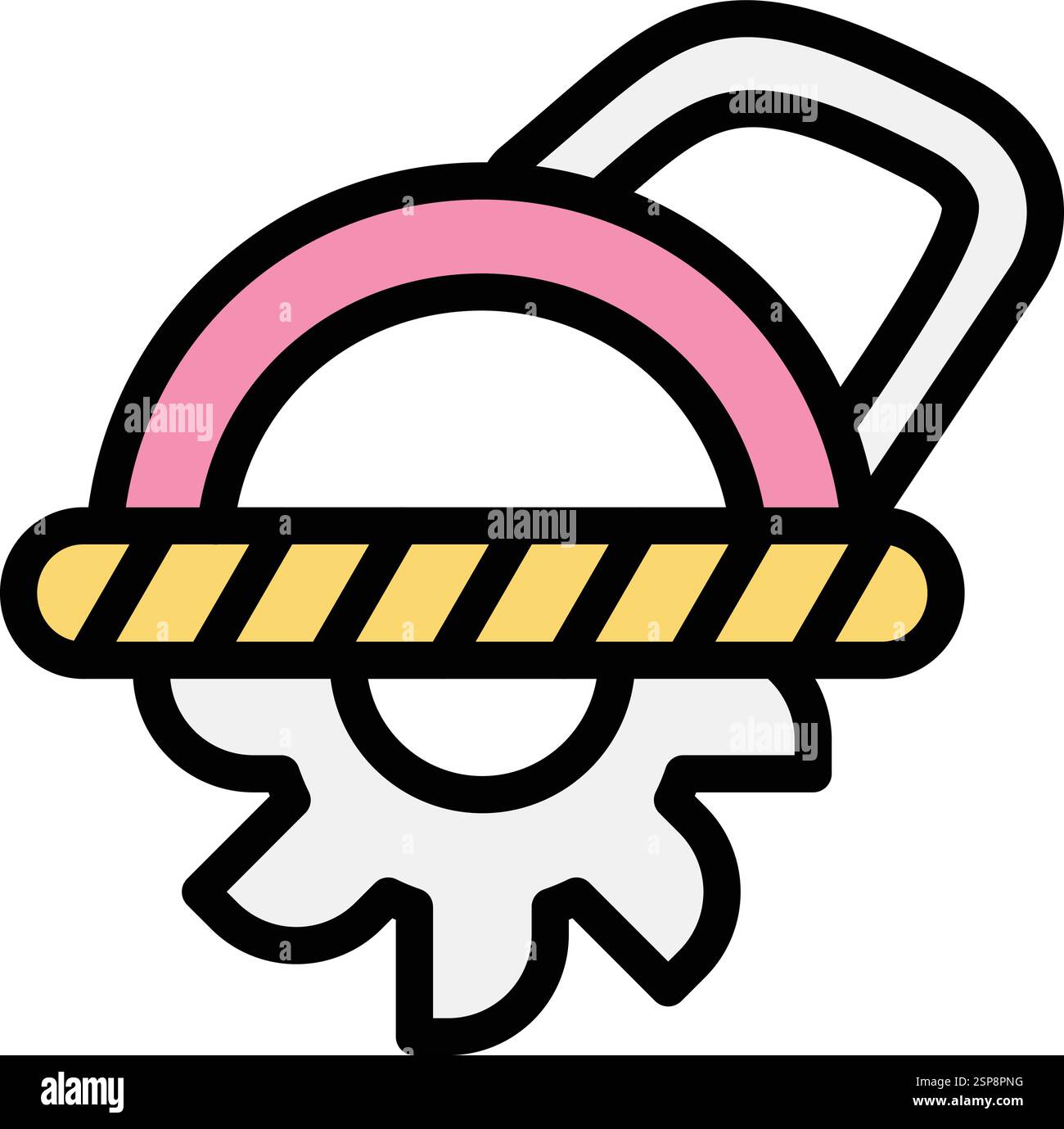 Circular saw Vector Icon Design Illustration Stock Vector