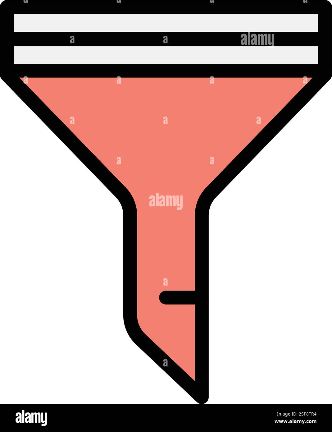 Filter Vector Icon Design Illustration Stock Vector