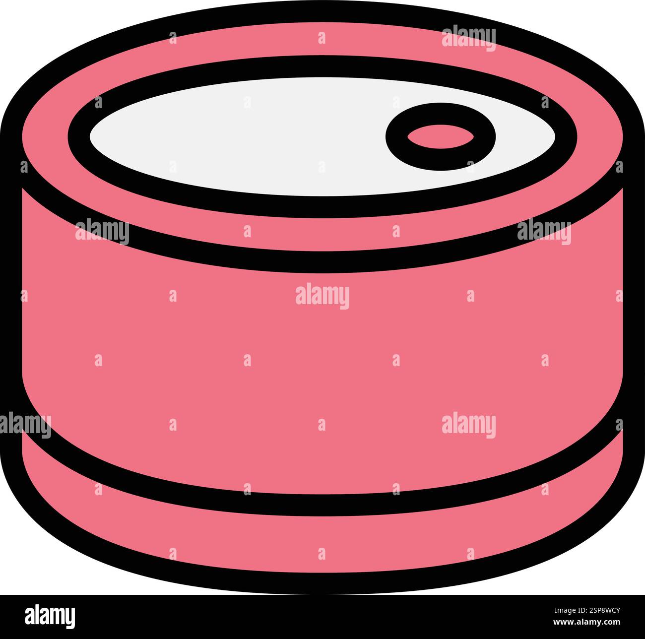 Canned food Vector Icon Design Illustration Stock Vector