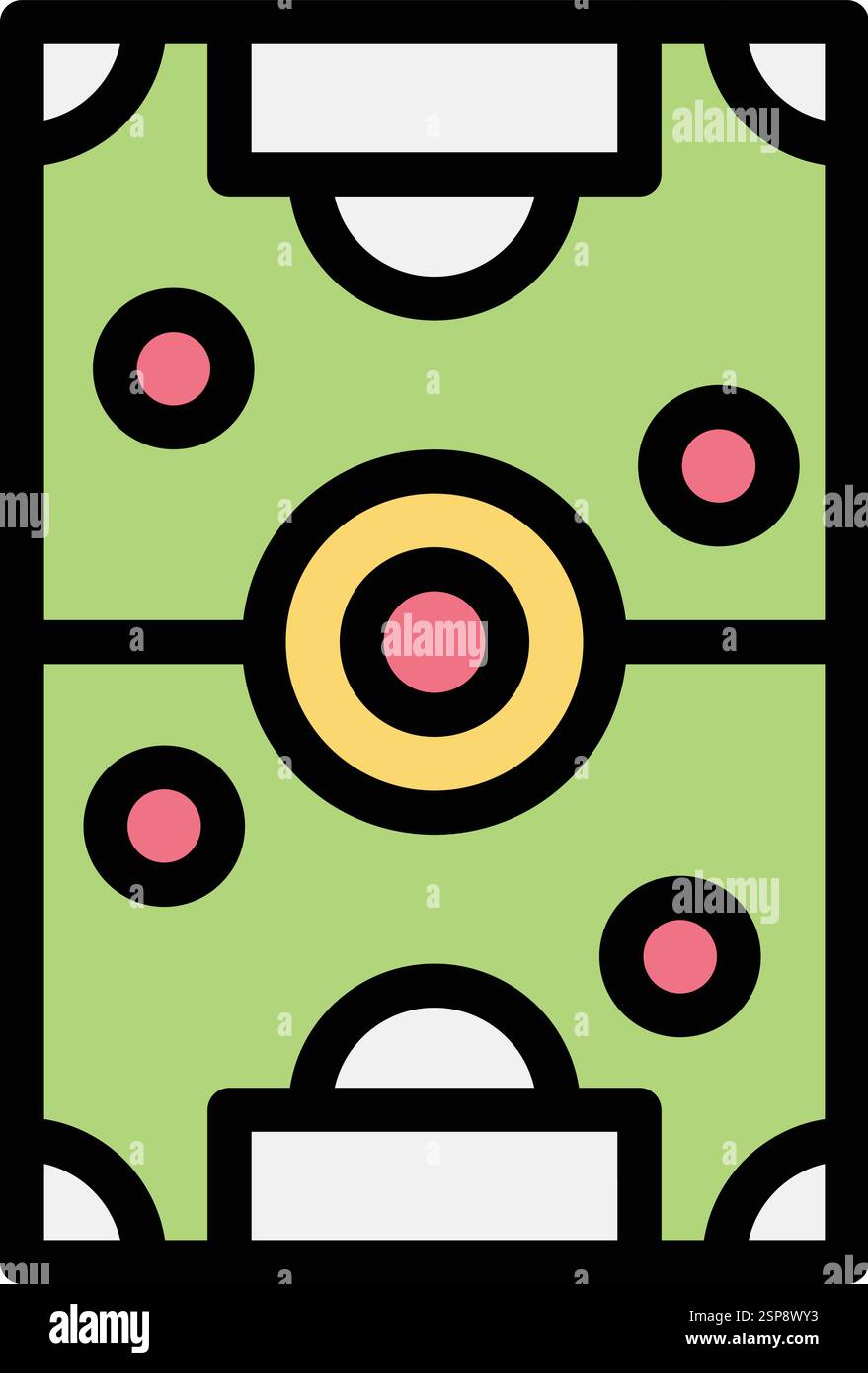 Soccer field Vector Icon Design Illustration Stock Vector