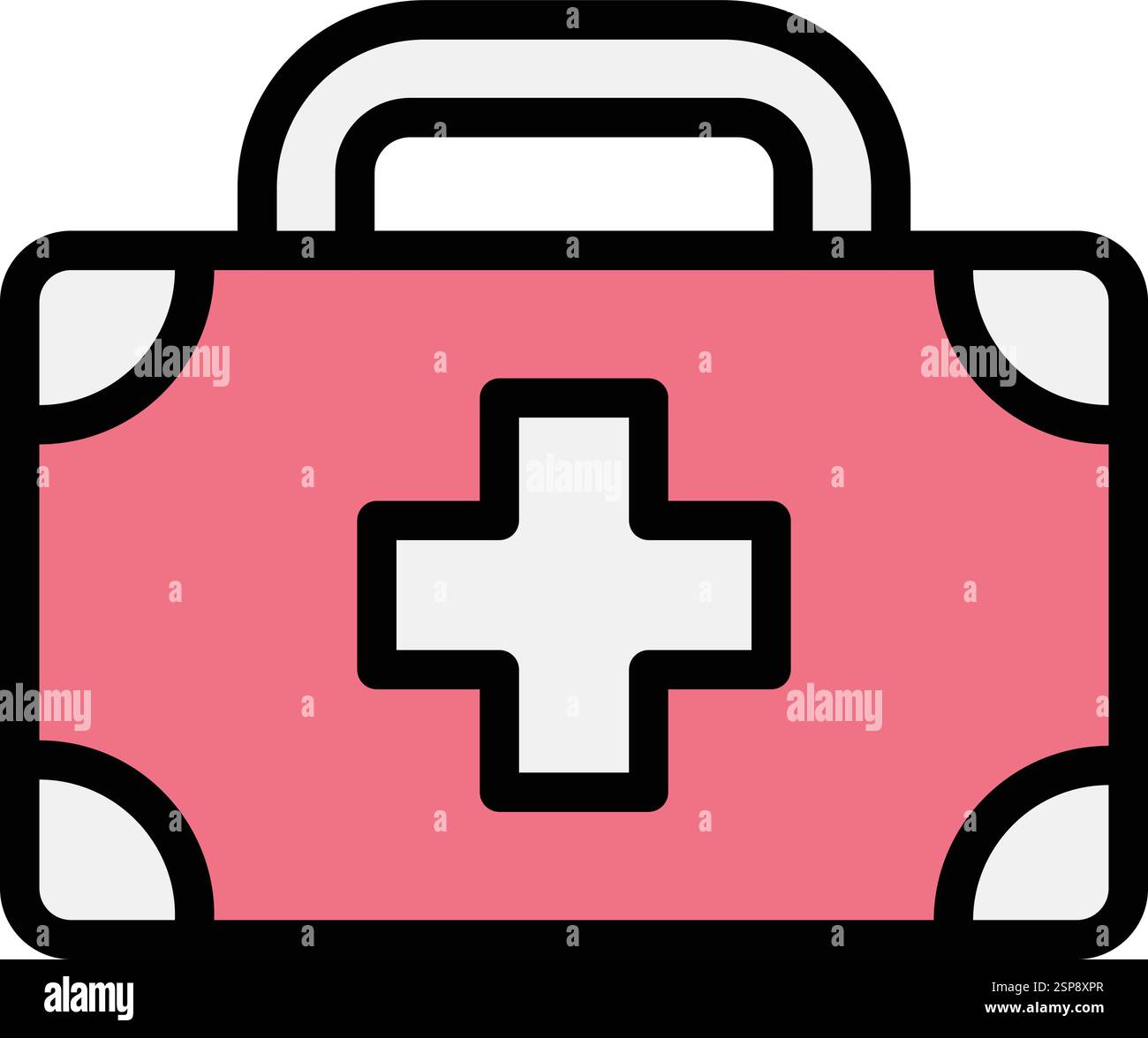First aid kit Vector Icon Design Illustration Stock Vector