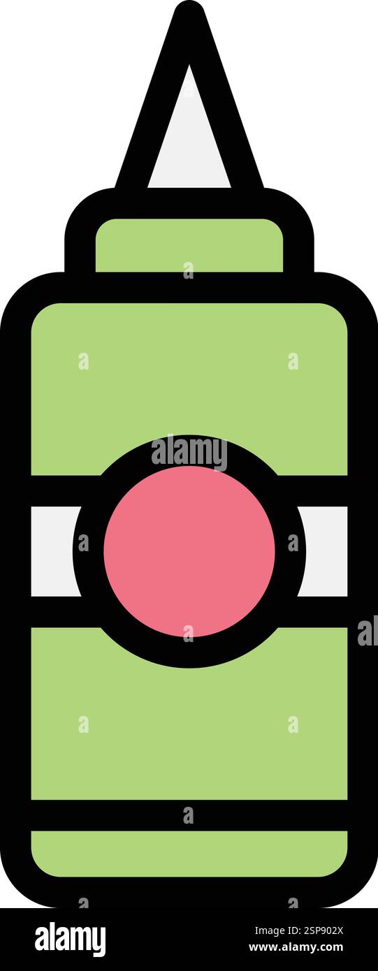 Ketchup Vector Icon Design Illustration Stock Vector