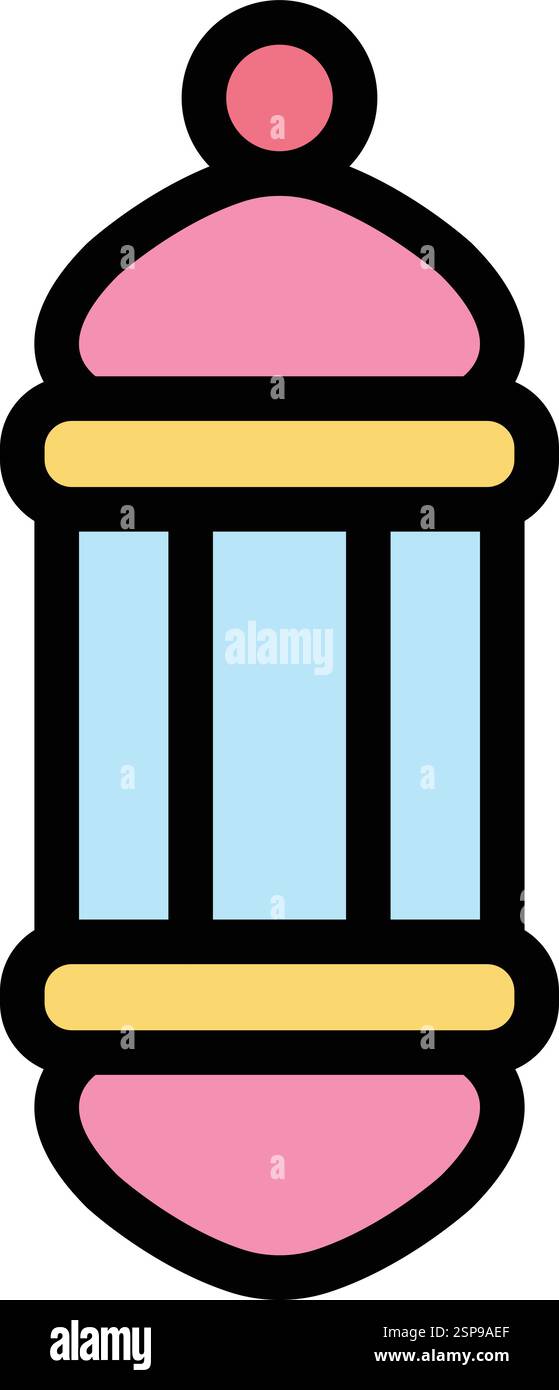 Lamp Vector Icon Design Illustration Stock Vector