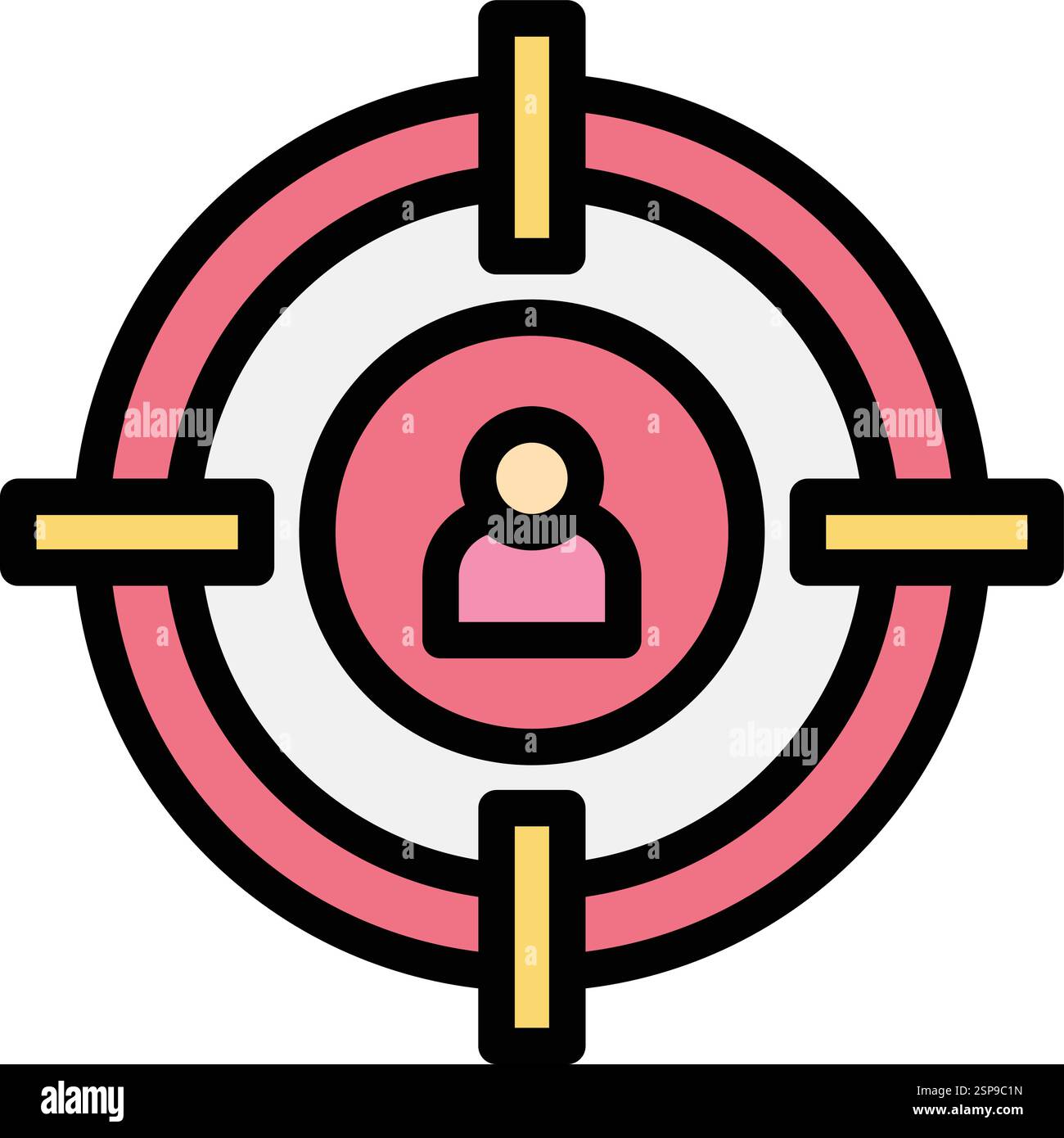 Head hunting Vector Icon Design Illustration Stock Vector