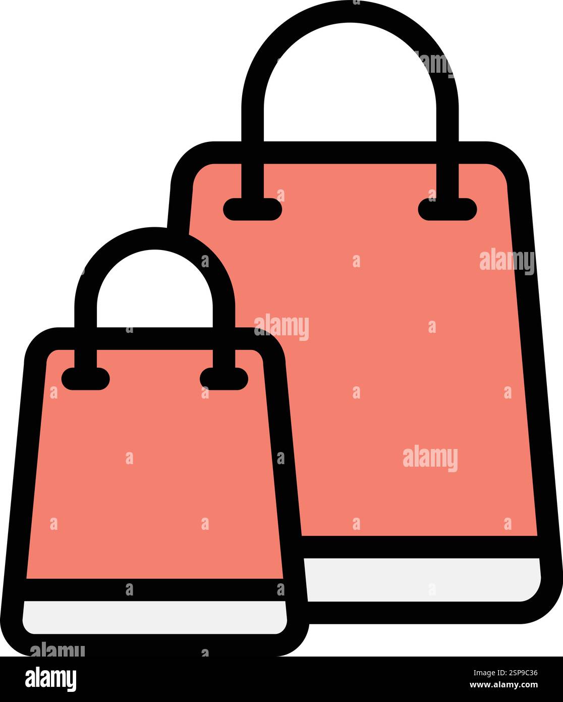 Shopping bag Vector Icon Design Illustration Stock Vector