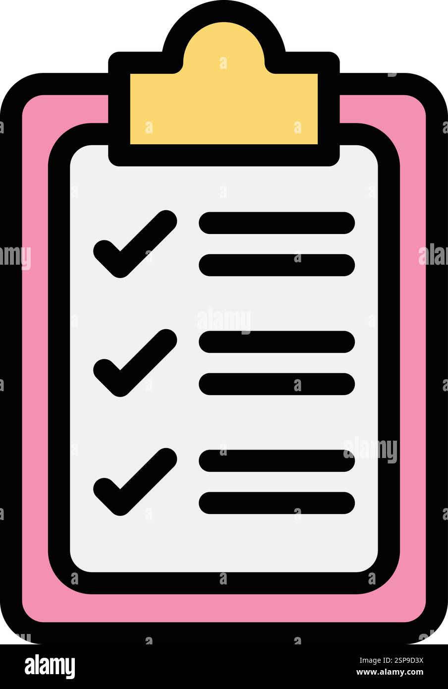 Clipboard Vector Icon Design Illustration Stock Vector