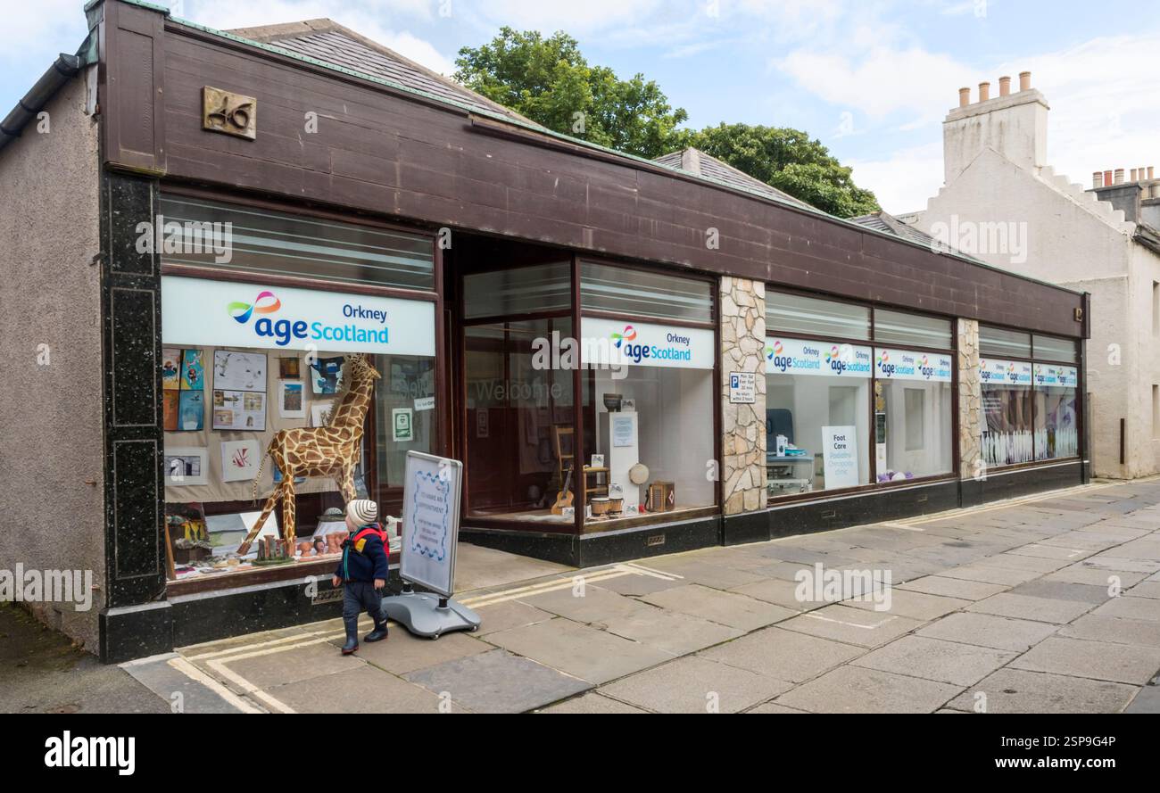 The premises of Age Scotland in Kirkwall, Orkney. Stock Photo