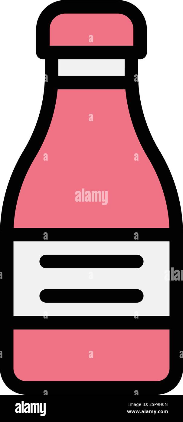 Ketchup Vector Icon Design Illustration Stock Vector