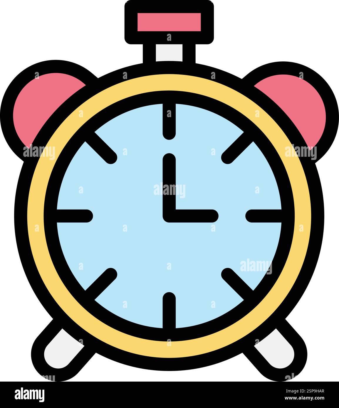 Alarm clock Vector Icon Design Illustration Stock Vector