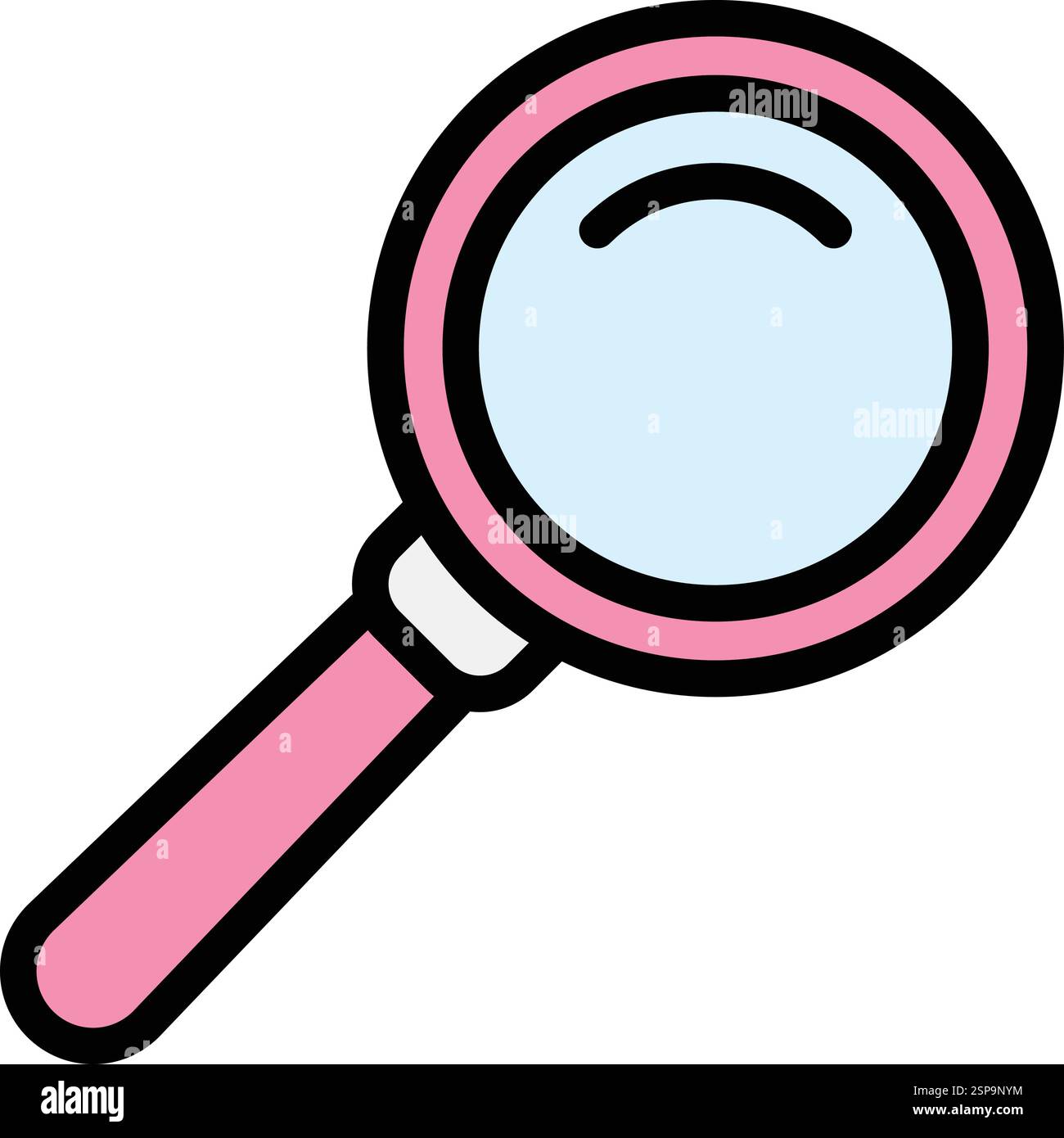 Online search Vector Icon Design Illustration Stock Vector