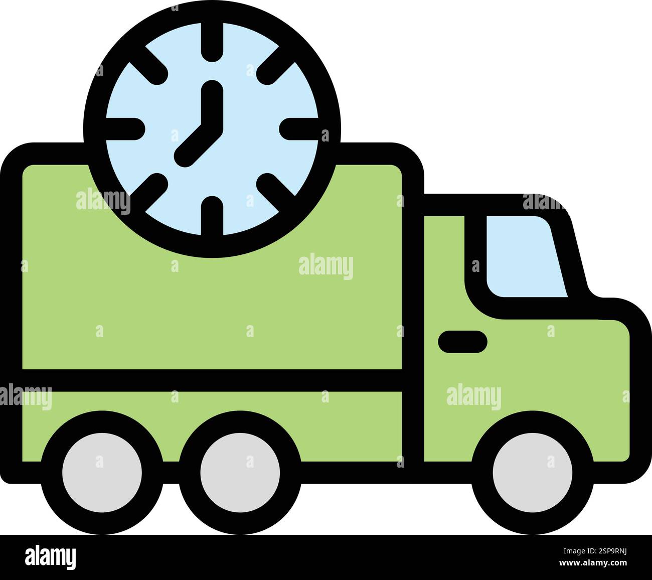 Fast delivery Vector Icon Design Illustration Stock Vector