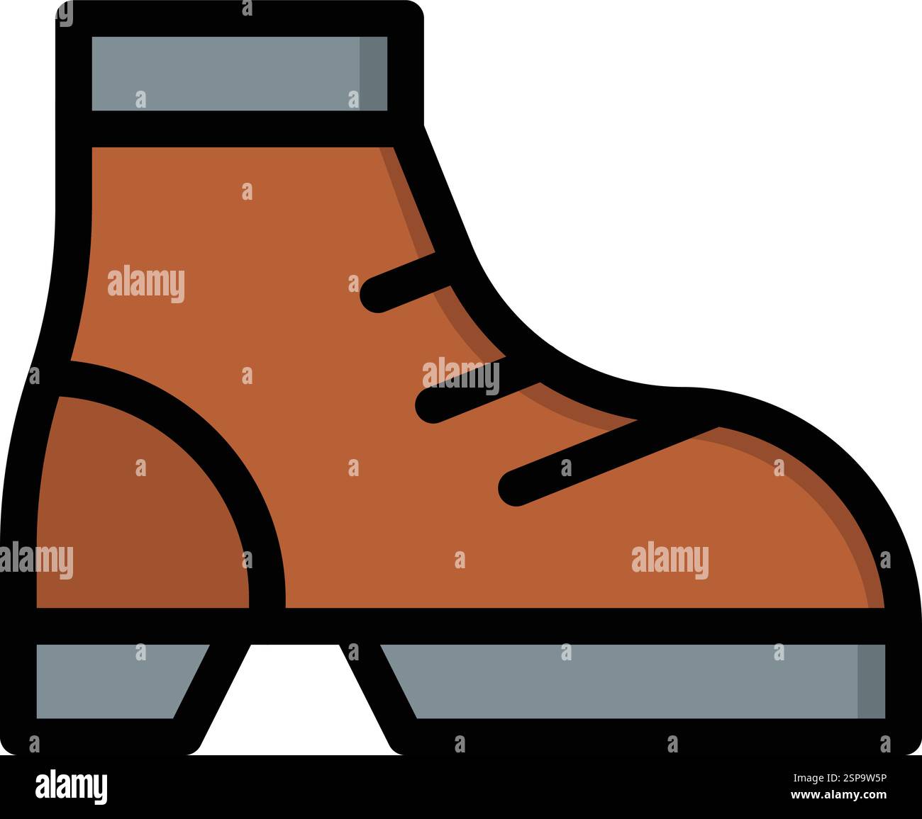 Boots Vector Icon Design Illustration Stock Vector