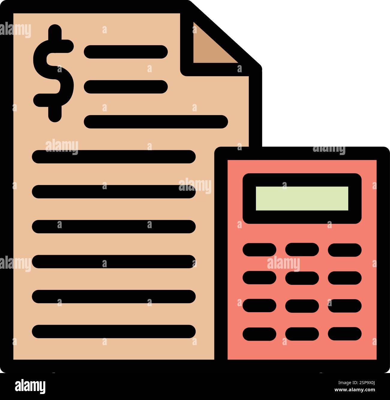 Budget Vector Icon Design Illustration Stock Vector