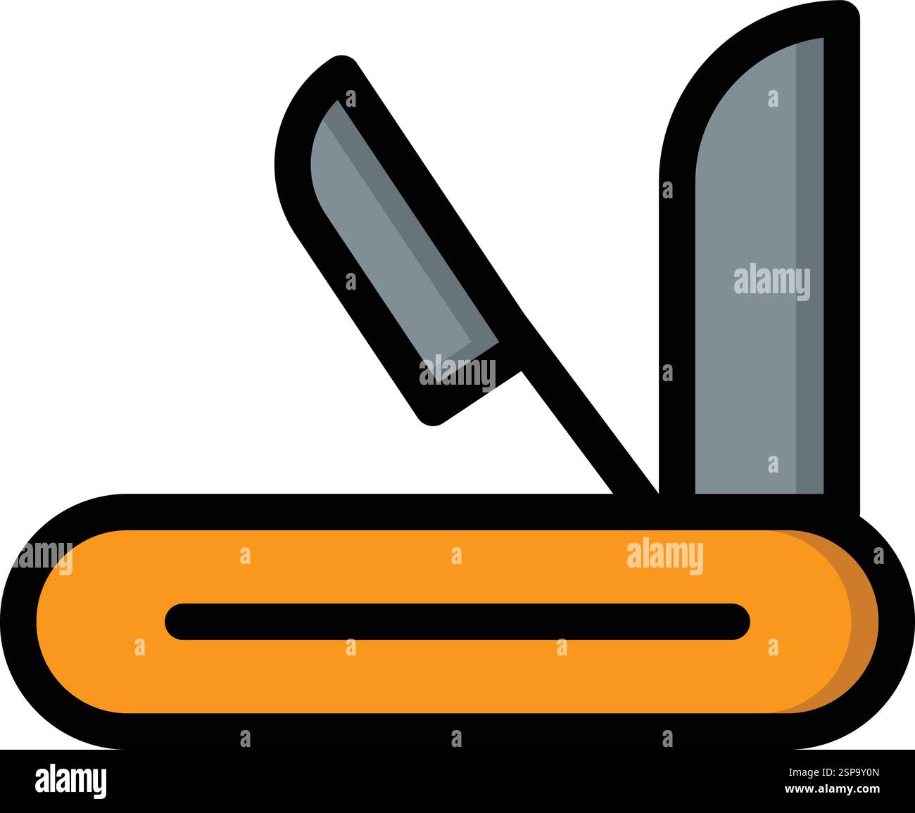 Swiss army knife Vector Icon Design Illustration Stock Vector