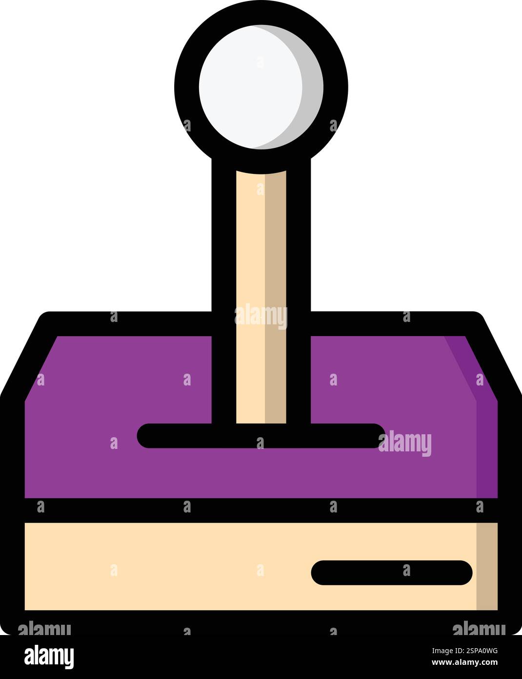 Joystick Vector Icon Design Illustration Stock Vector