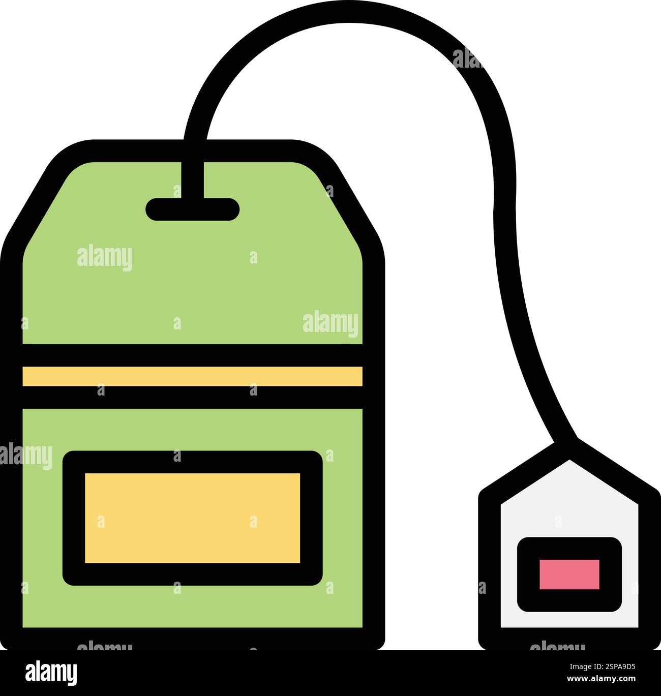 Tea bag Vector Icon Design Illustration Stock Vector