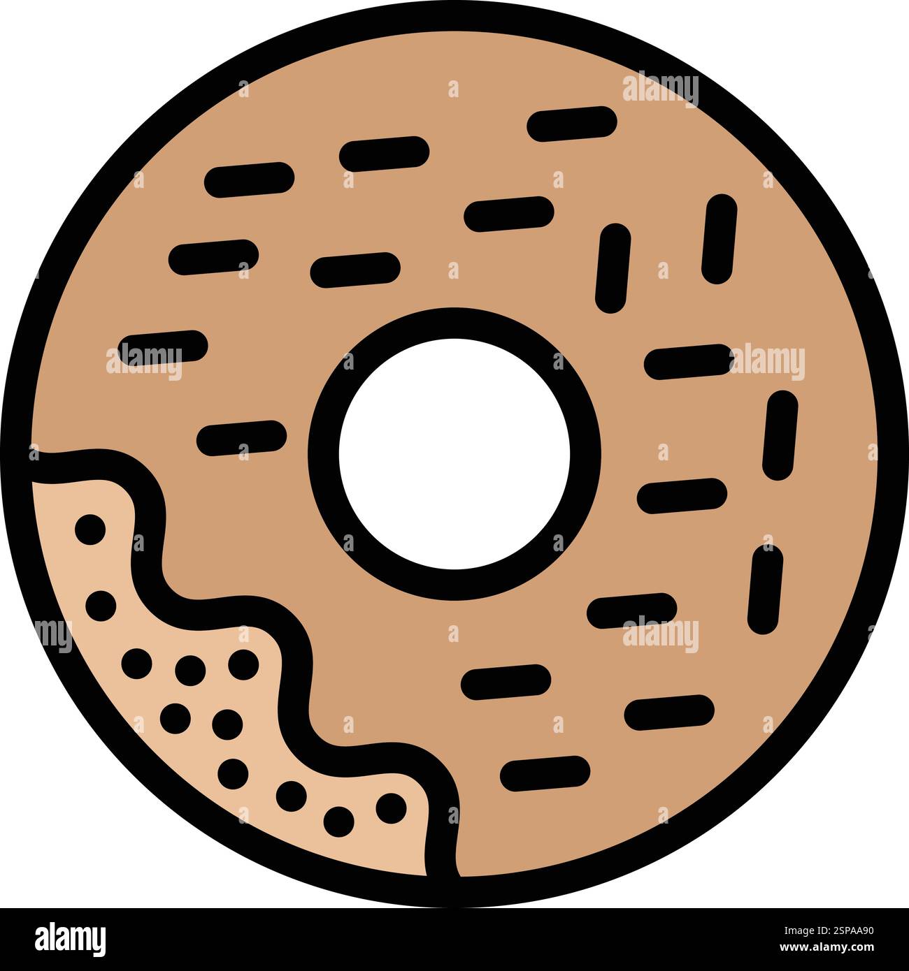Donut vector vector vectors hi-res stock photography and images - Alamy