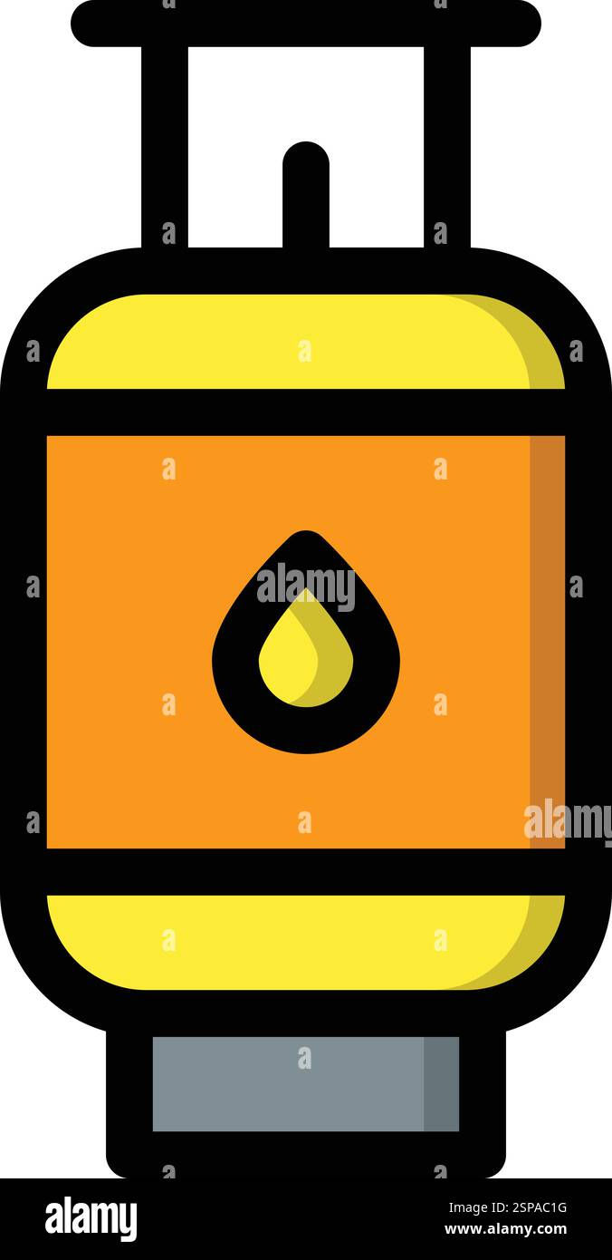 Camping gas Vector Icon Design Illustration Stock Vector