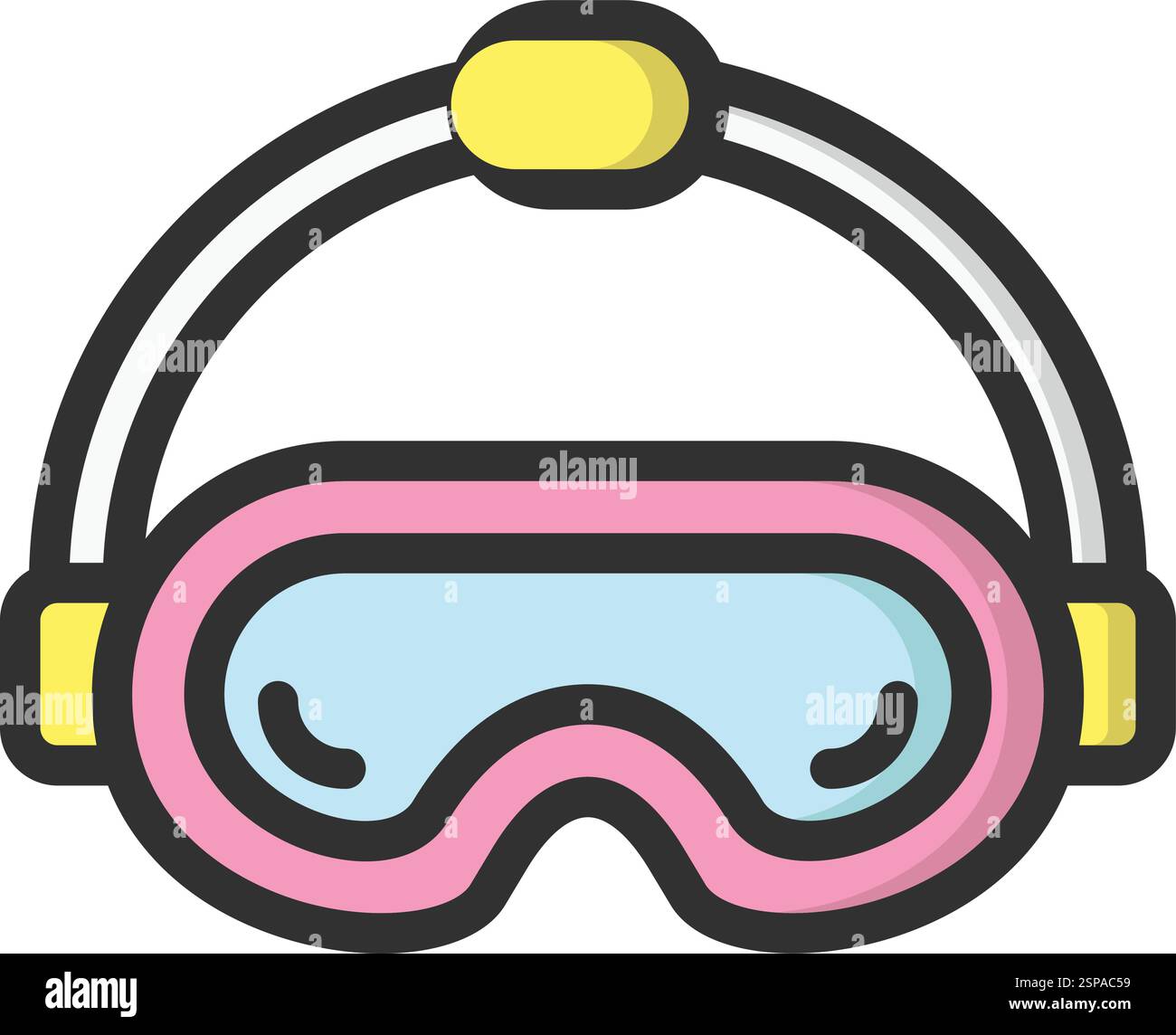 Vr glasses Vector Icon Design Illustration Stock Vector