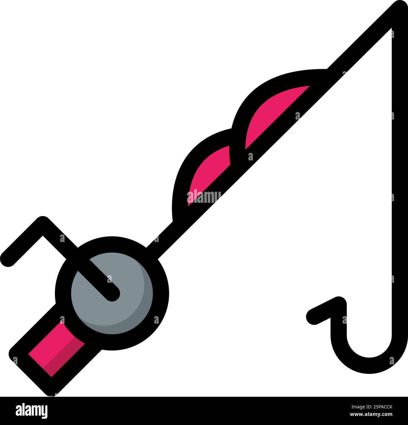 Fishing Vector Icon Design Illustration Stock Vector