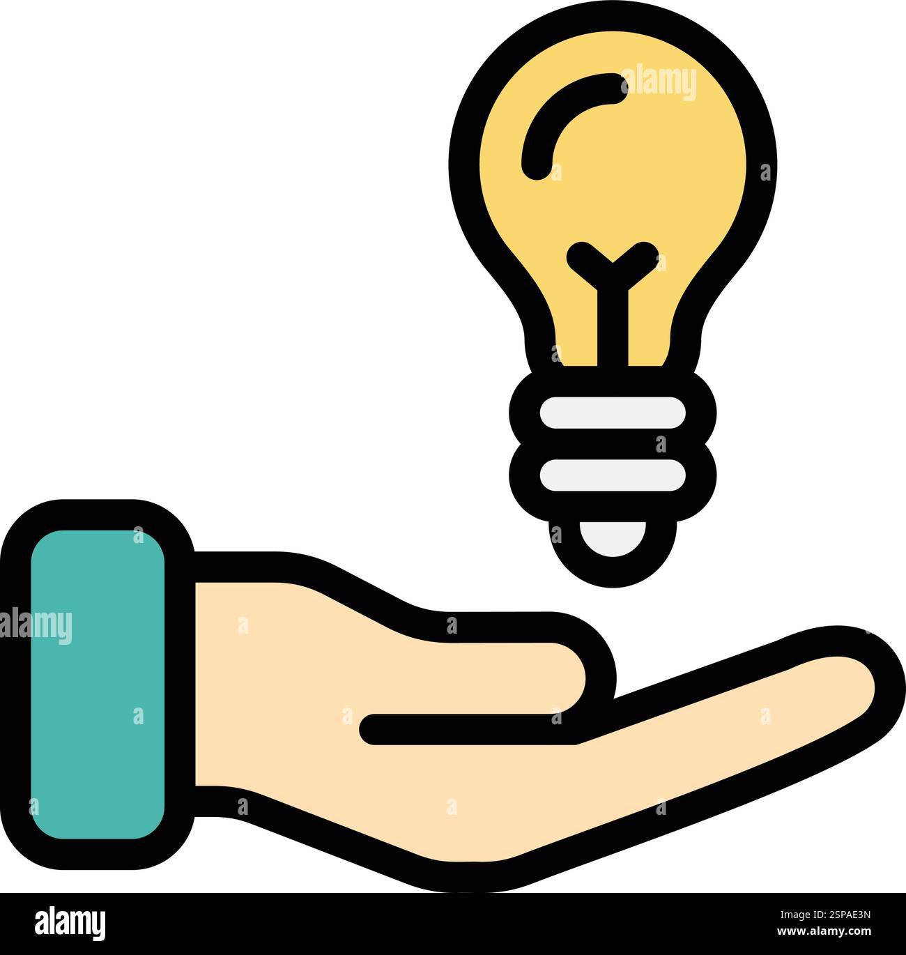 Solution Vector Icon Design Illustration Stock Vector
