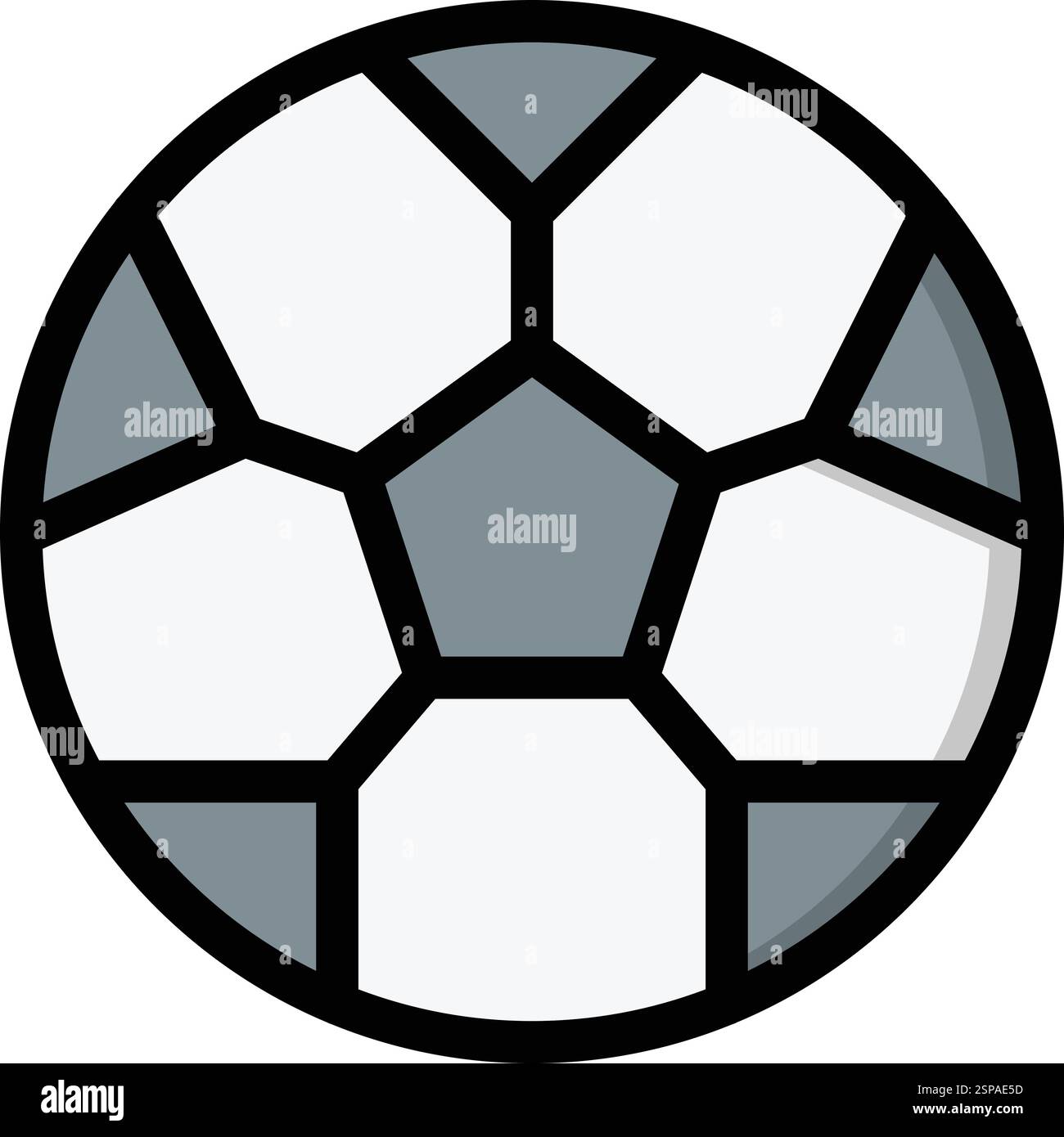 Football Vector Icon Design Illustration Stock Vector