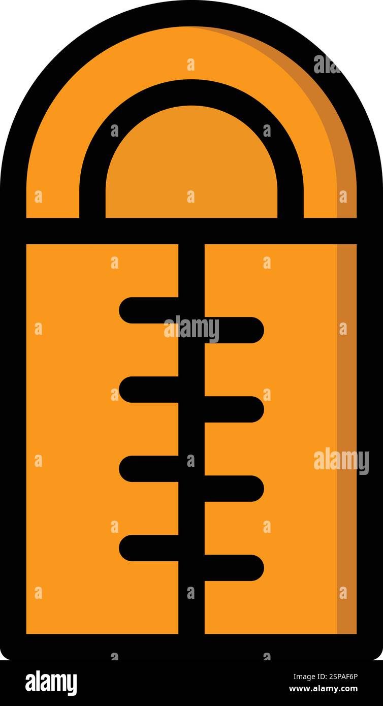 Sleeping bag Vector Icon Design Illustration Stock Vector
