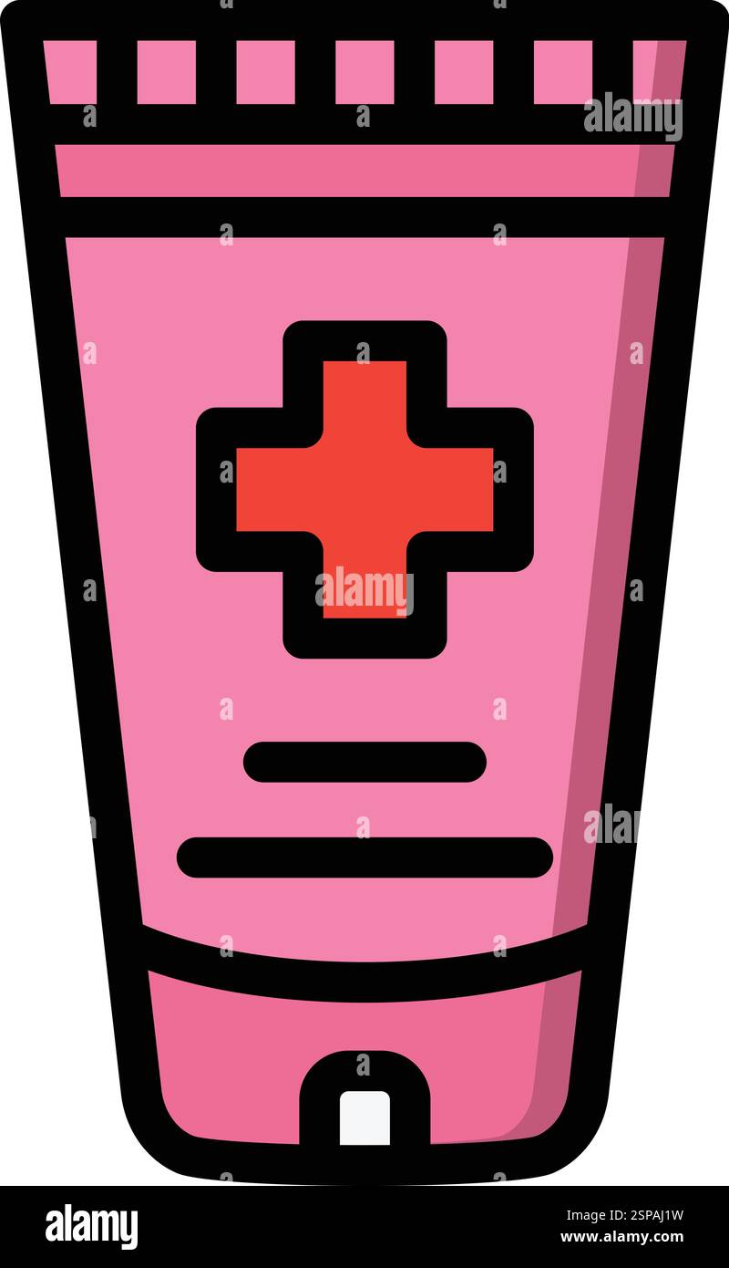Ointment Vector Icon Design Illustration Stock Vector