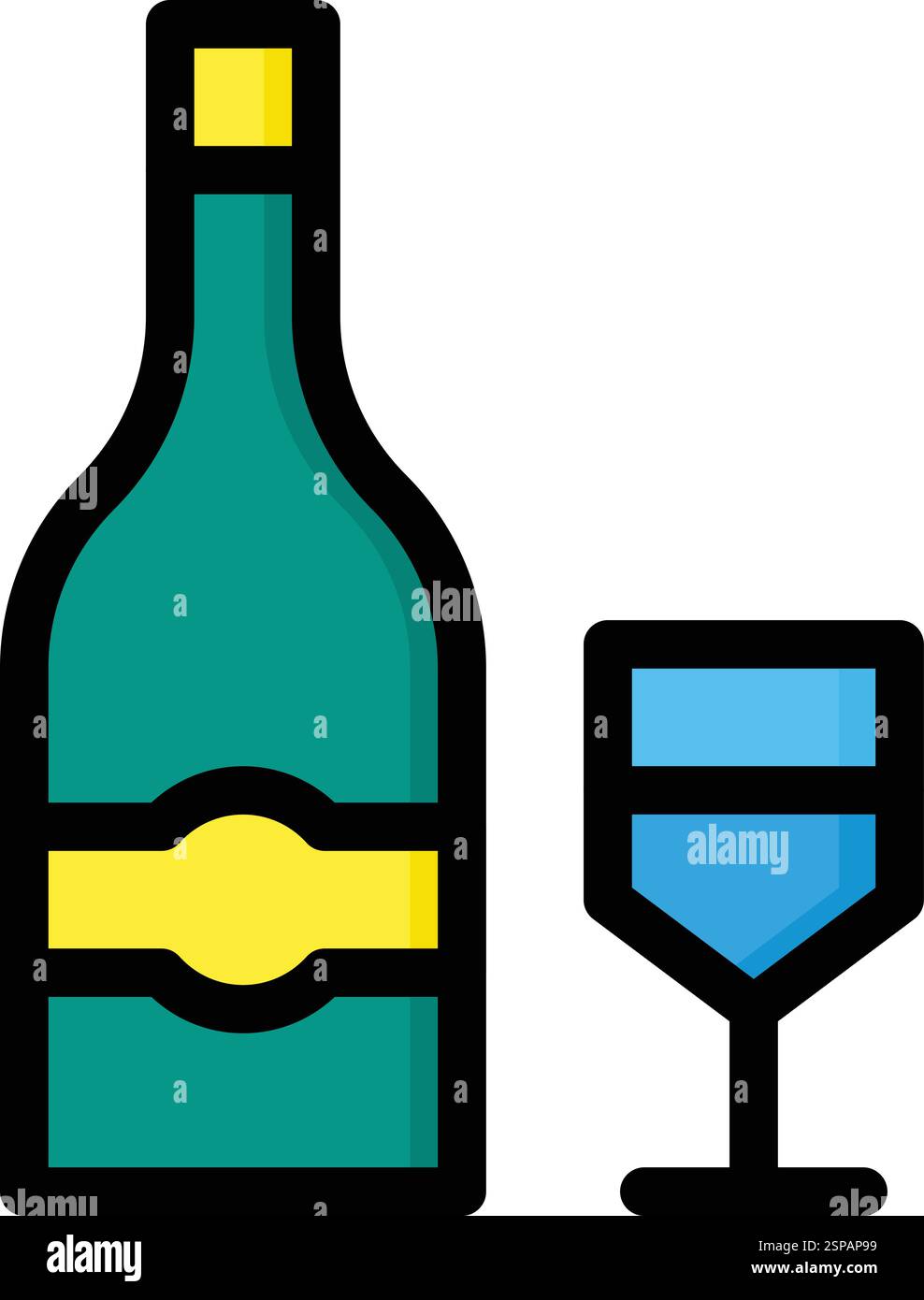 Wine Vector Icon Design Illustration Stock Vector