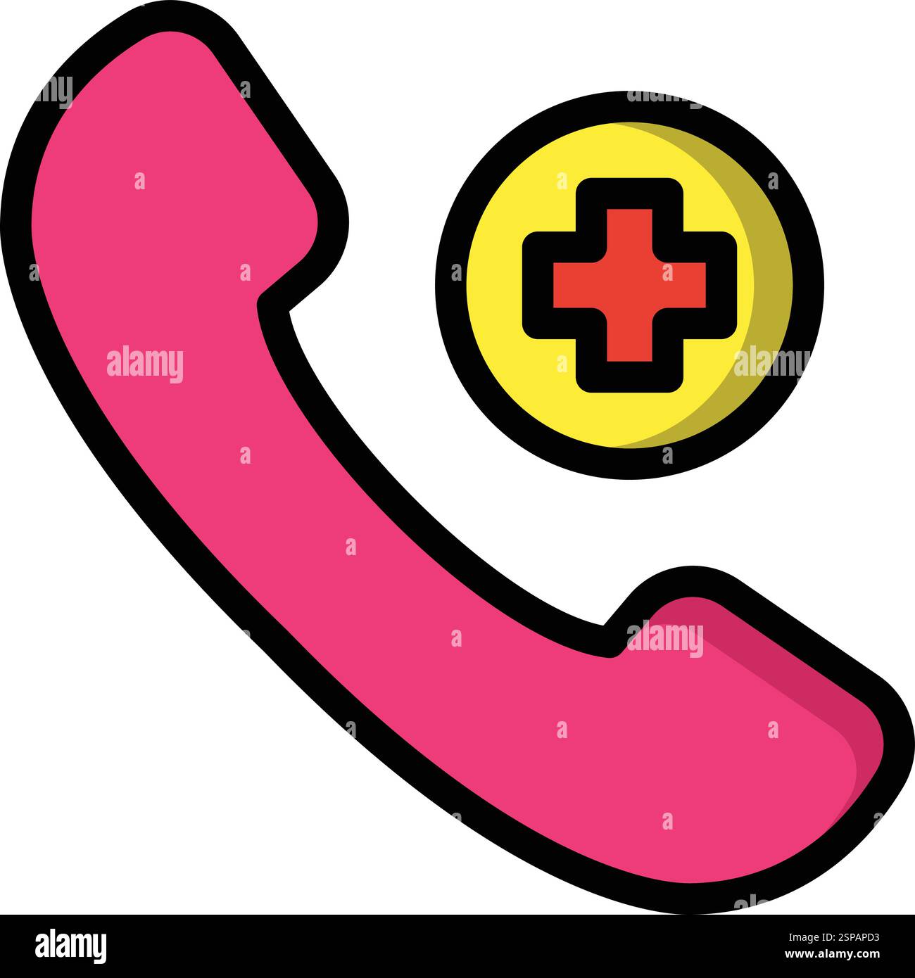Phone Call Vector Icon Design Illustration Stock Vector