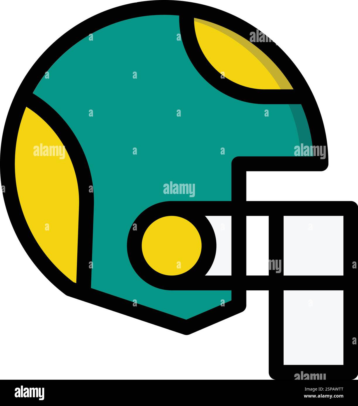 Helmet Vector Icon Design Illustration Stock Vector