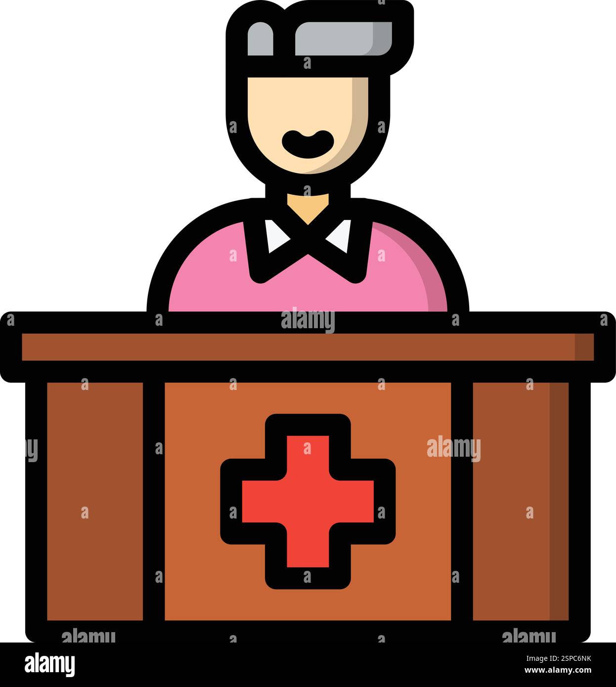 Reception Vector Icon Design Illustration Stock Vector