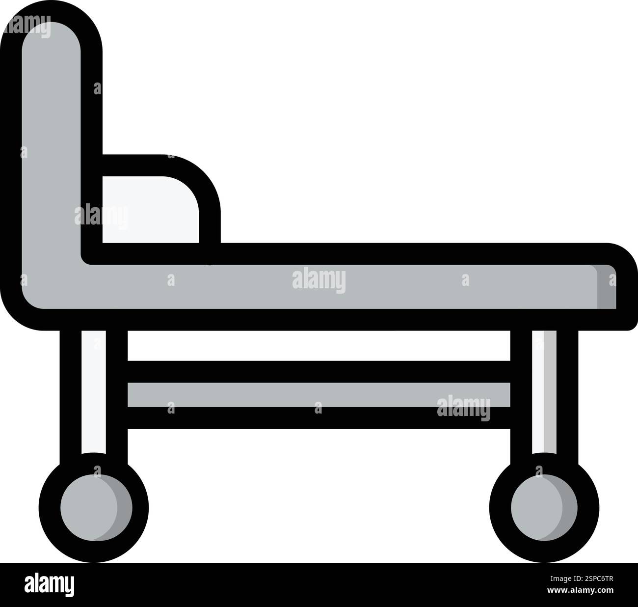 Stretcher Vector Icon Design Illustration Stock Vector