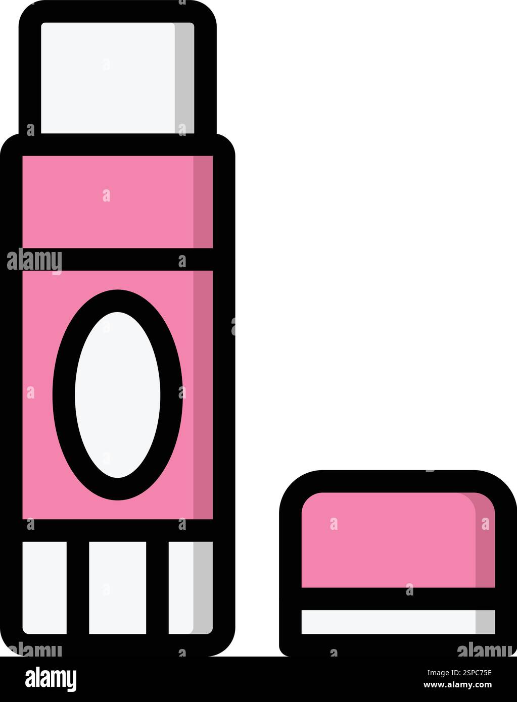 Glue Stick Vector Icon Design Illustration Stock Vector