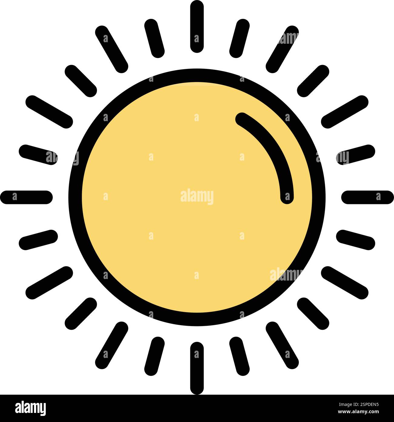 Sunrise Vector Icon Design Illustration Stock Vector
